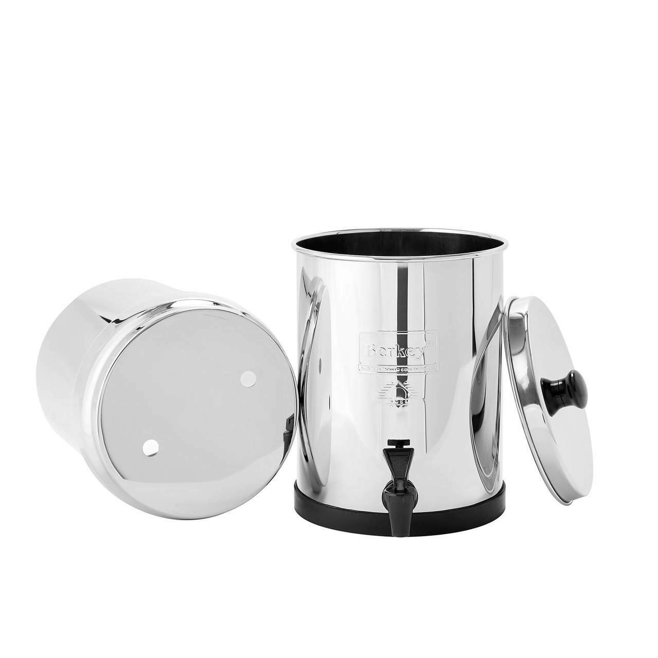 Travel Berkey Water Filter Housing ONLY (Open Box) - 1.5 Gallon, Stainless Steel - No Filters